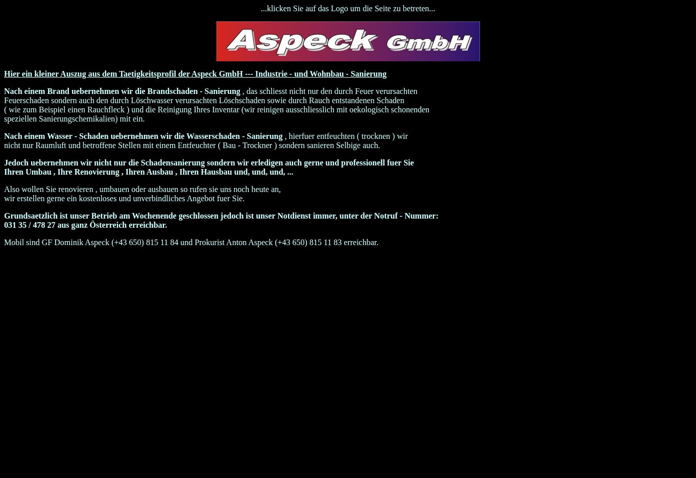 Aspeck GmbH - Webseite