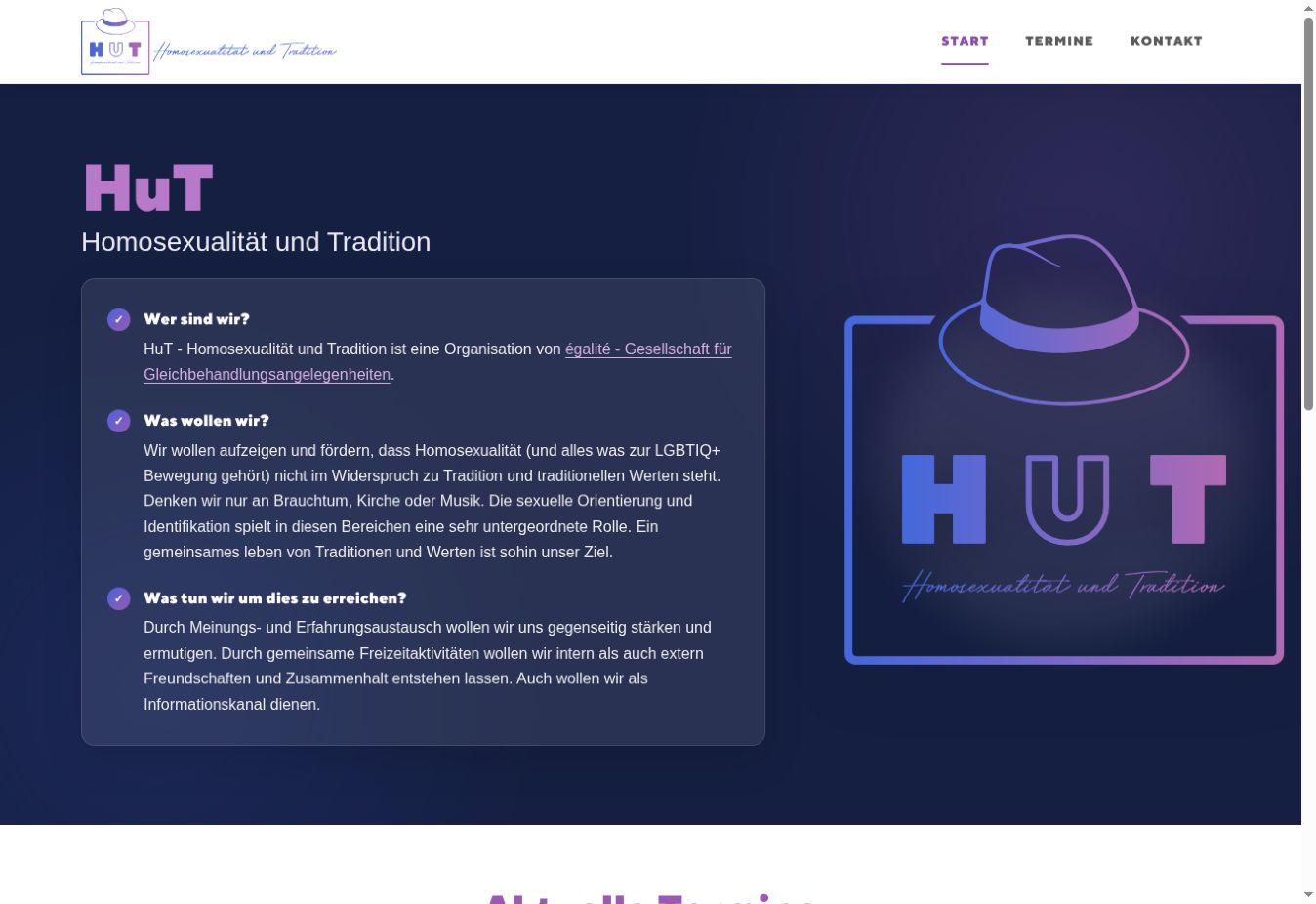 HuT - Webseite